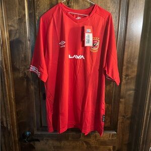 Umbro Red Soccer Jersey Al Ahly